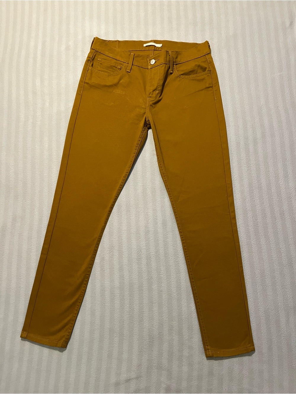 Levi's Mustard Skinny Jeans - Slim Stretch Fit